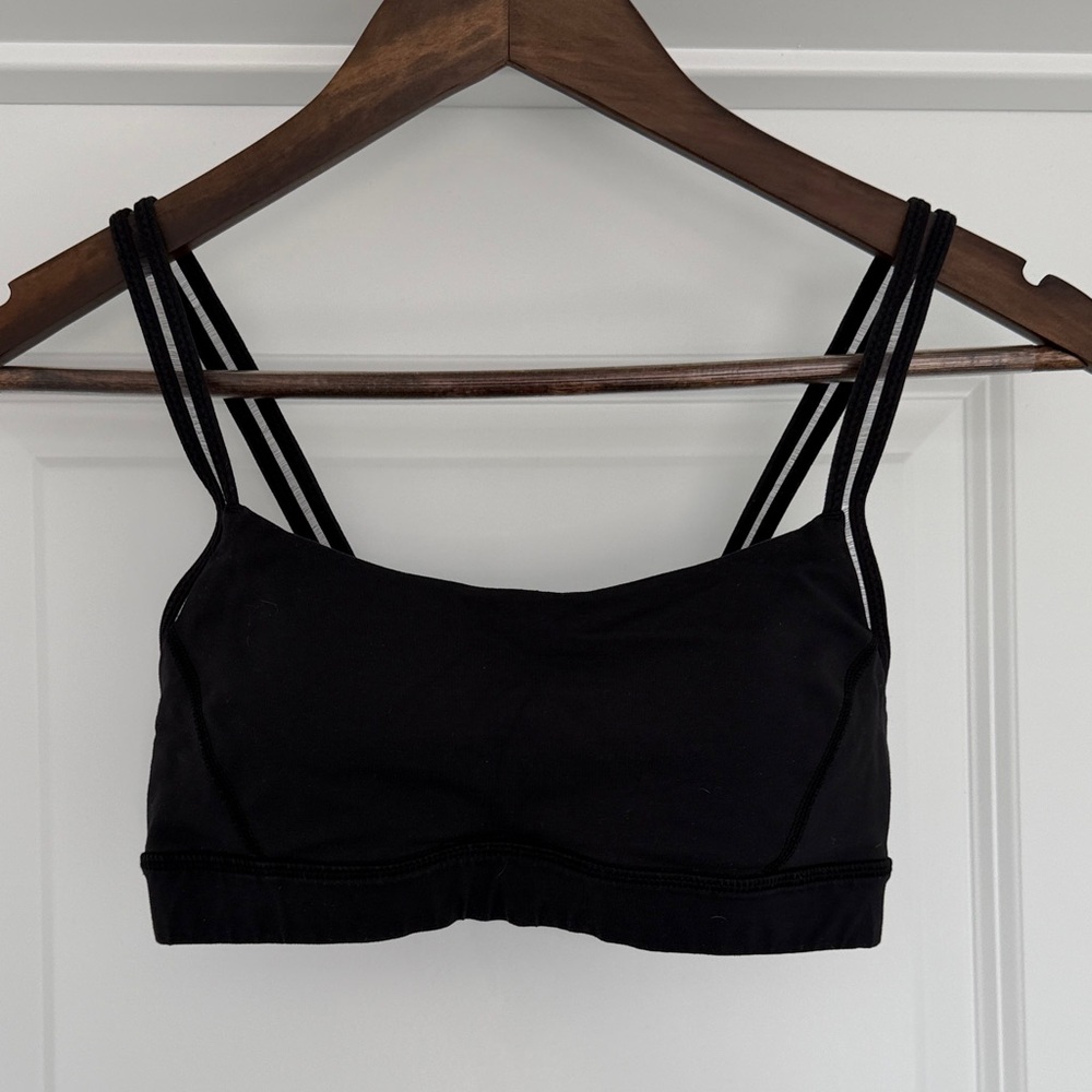 Lululemon Double-Strap Black Sports Bra